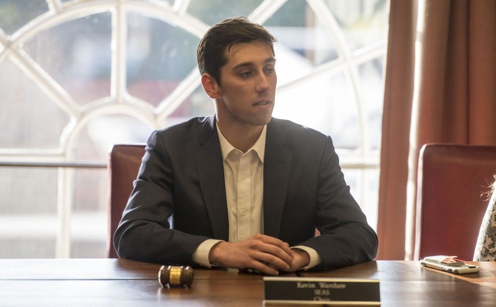 Kevin Warshaw spoke about improving the UJC through the election and his focus on underrepresented communities.&nbsp;