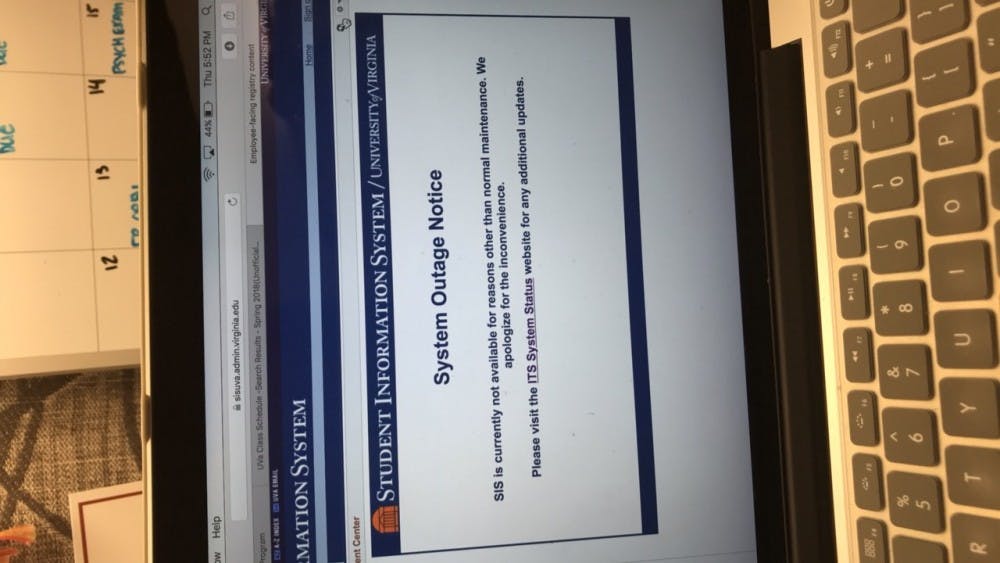 The SIS outage, which happened during class enrollment time for some first years, lasted just over seven hours.