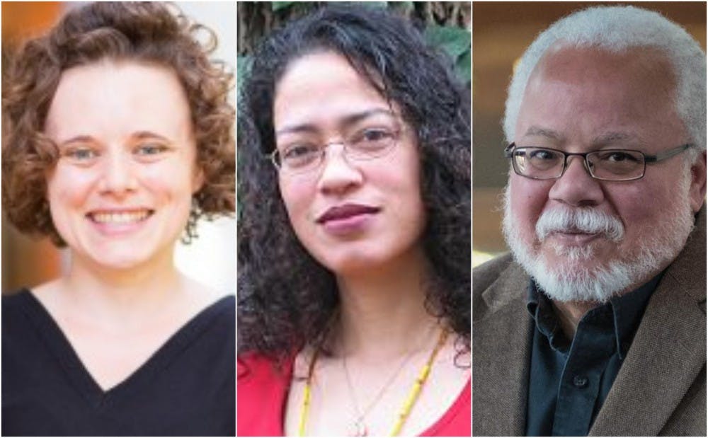 <p>U.Va. faculty members (from left to right) Sally Hudson, Jalane Schmidt and John Edwin Mason utilize Twitter in a variety of ways.&nbsp;</p>
