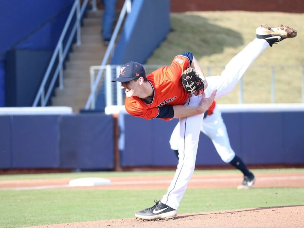Sophomore right-handed pitcher Griff McGarry pitched six shutout innings for Virginia Saturday.