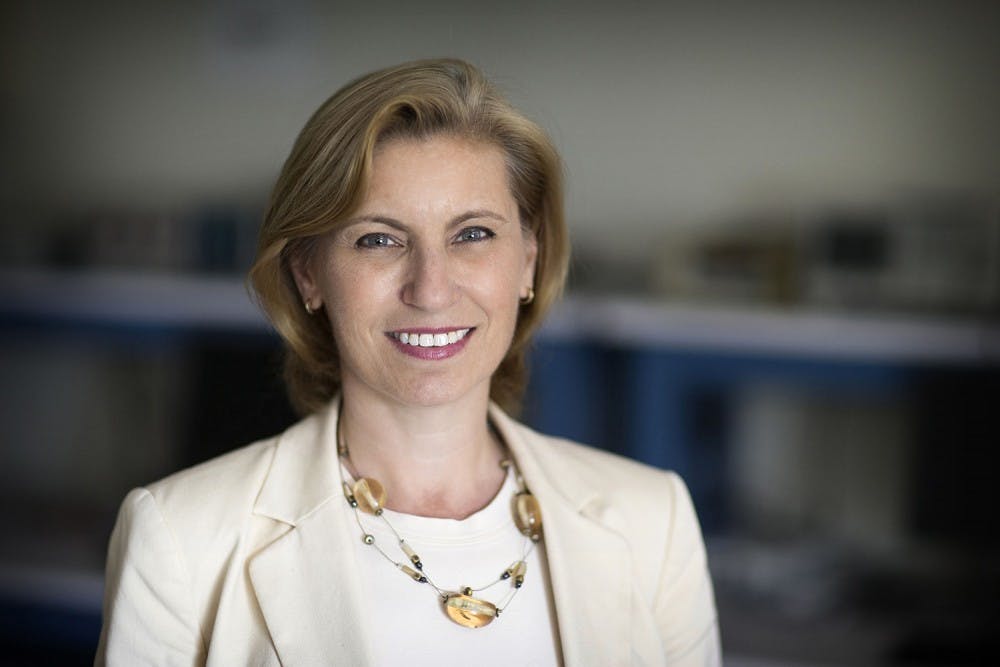 Engineering professor Maite Brandt-Pearce's Li-Fi technology could offer an alternative to Wi-Fi networks.