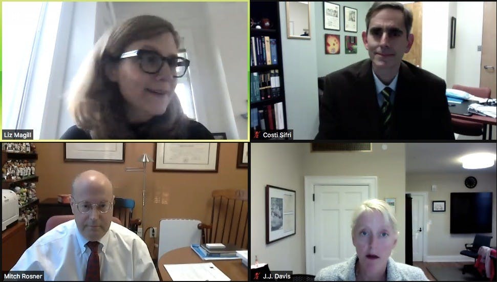 Experts recommended staying in small groups and social distancing during the holidays.