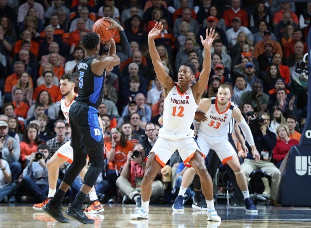 <p>Sophomore guard De'Andre Hunter's defensive versatility will be crucial for the Cavaliers in the Final Four.</p>