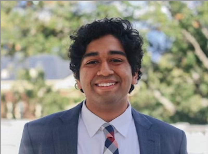 Thirdyear College student Nabeel Raza hopes to improve trust as