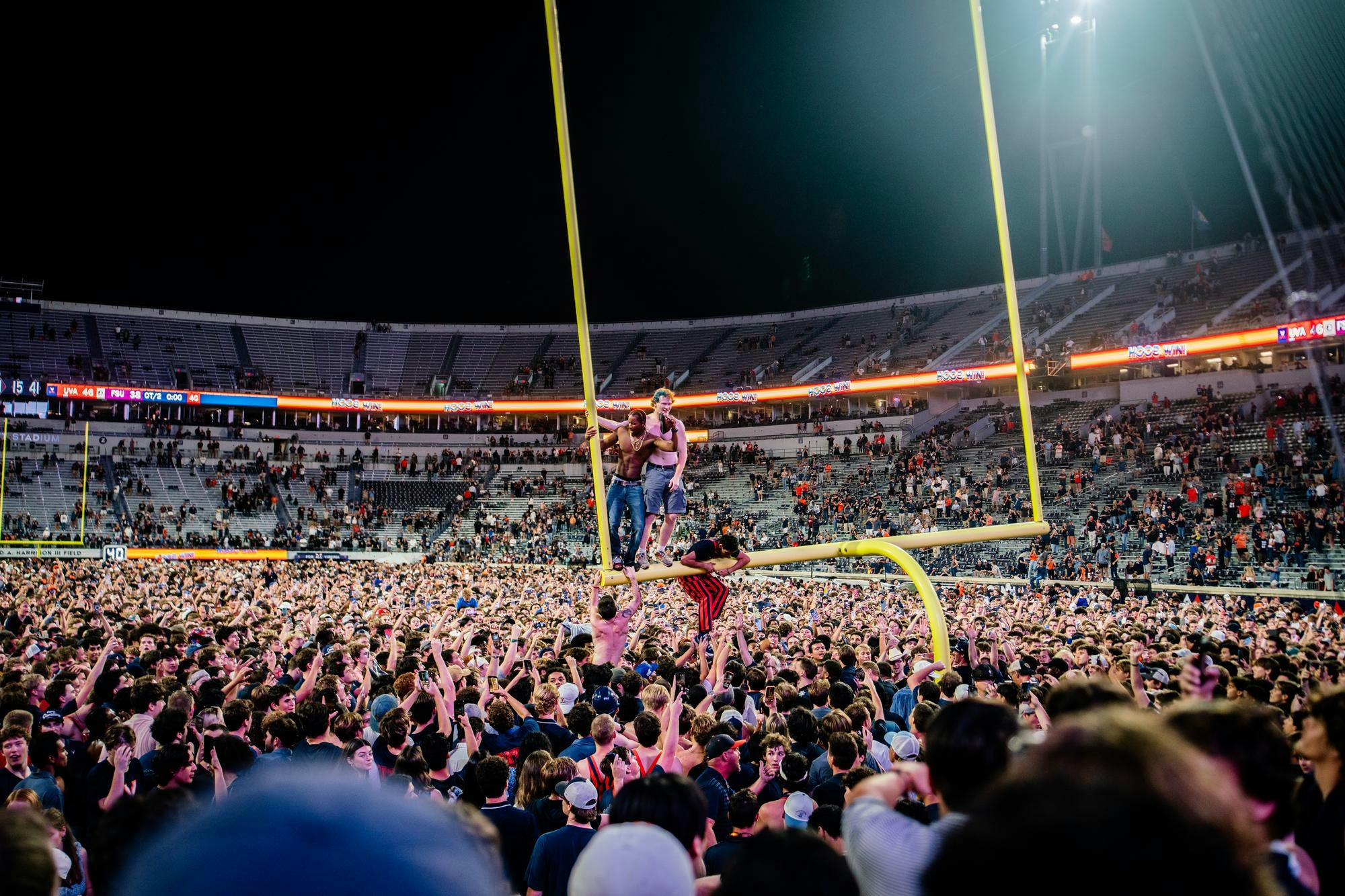 “The atmosphere was unbelievable,” Elliott said. “It felt like a championship game. And that's  what we desire to be as a program, that's where we want to go, but we all got to do it together.”