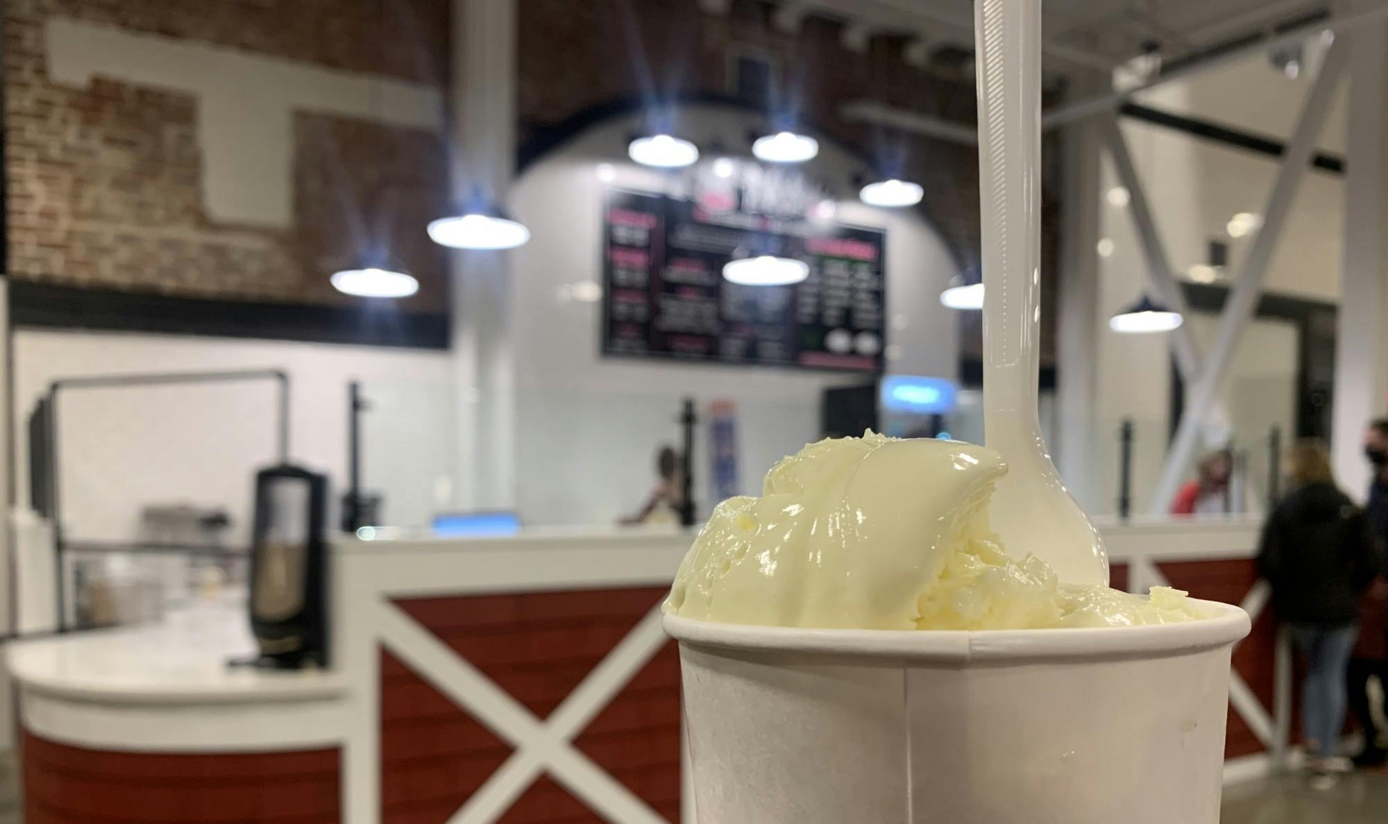 The texture of the cake batter ice cream was just as soft and creamy as I remembered and had me contemplating if I should order more and have ice cream for dinner.