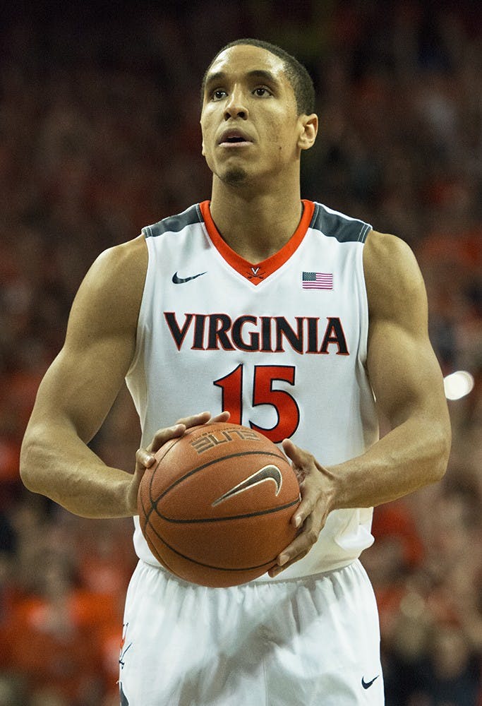 Malcolm Brogdon, along with Anthony Gill, Mike Tobey and Evan Nolte, will play their final game at John Paul Jones Arena Saturday.