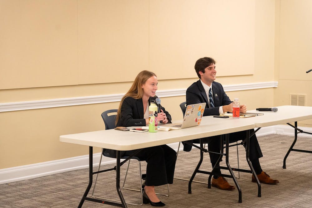 <p>Student Council 2026 presidential debate, photographed Feb. 15.</p>