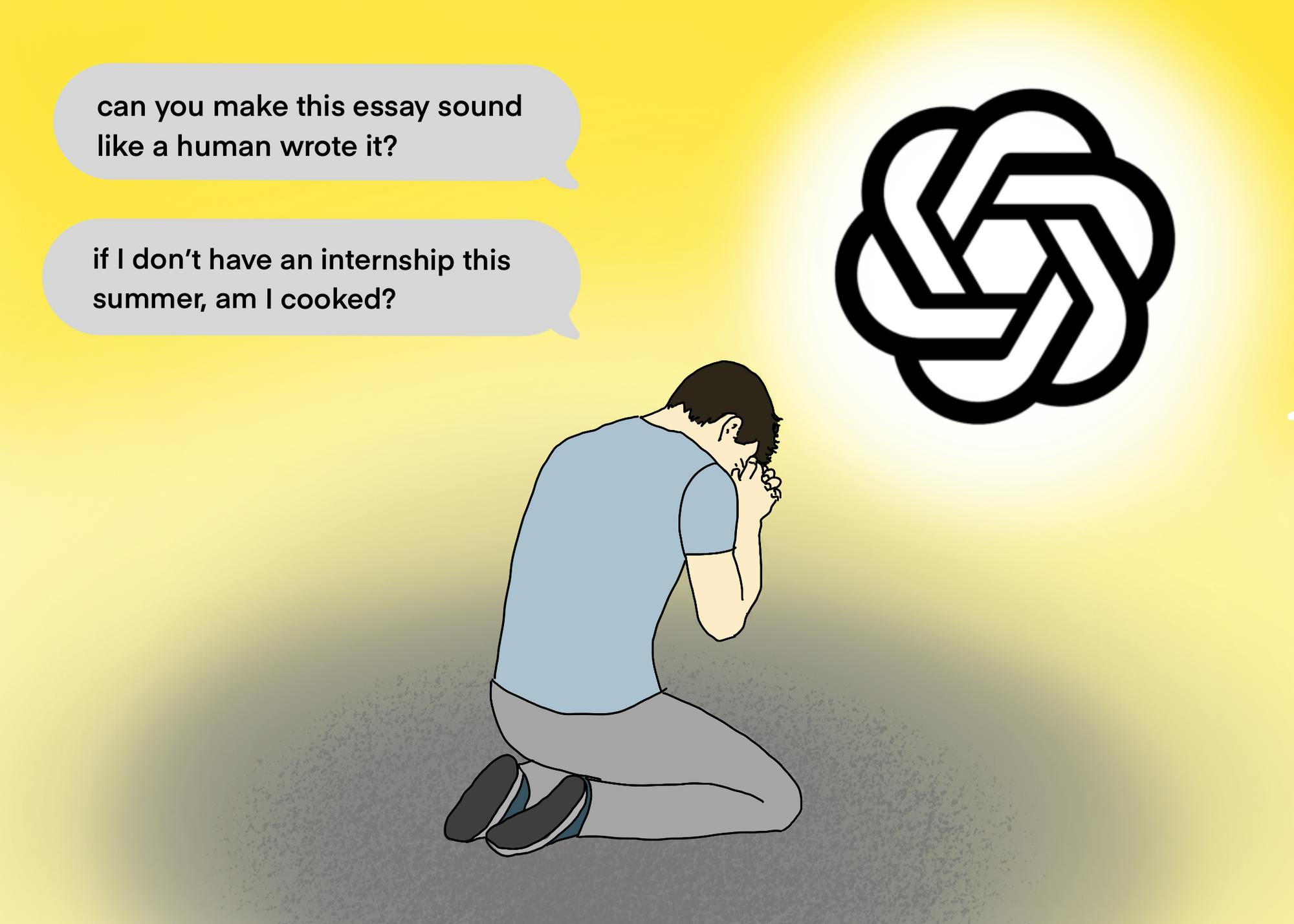 Although the University has numerous outlets of support, ChatGPT has become the most consulted source for struggling students.