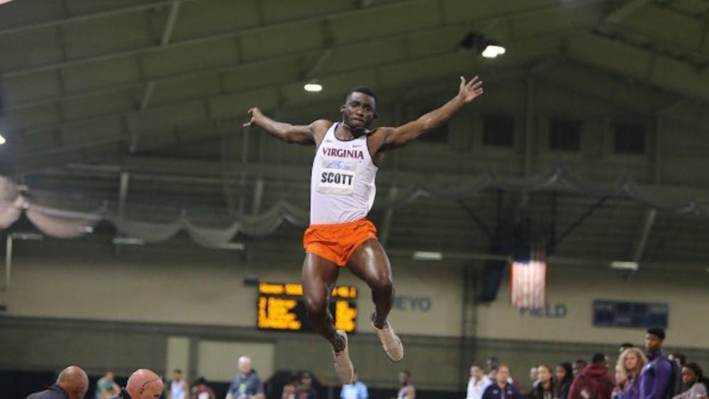 <p>In the Texas relays, freshman Jordan Scott finished third in the men’s triple jump with a 16.34m leap.</p>