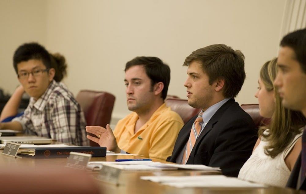	<p>The Honor Committee met last night to discuss the proposed Semester at Sea amendment concept that would create a two-trial system for University students found guilty while participating in the program. Photo by: Bennett Sorbo</p>