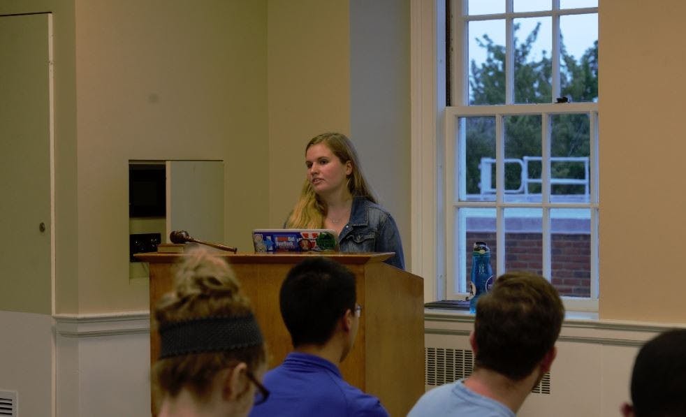 Ellie Brasacchio, a third year College student and the chair of the Representative Body, will be an executive co-chair for the AL1GN, or the Alliance for the Low Income and First Generation Narrative, planning committee.&nbsp;