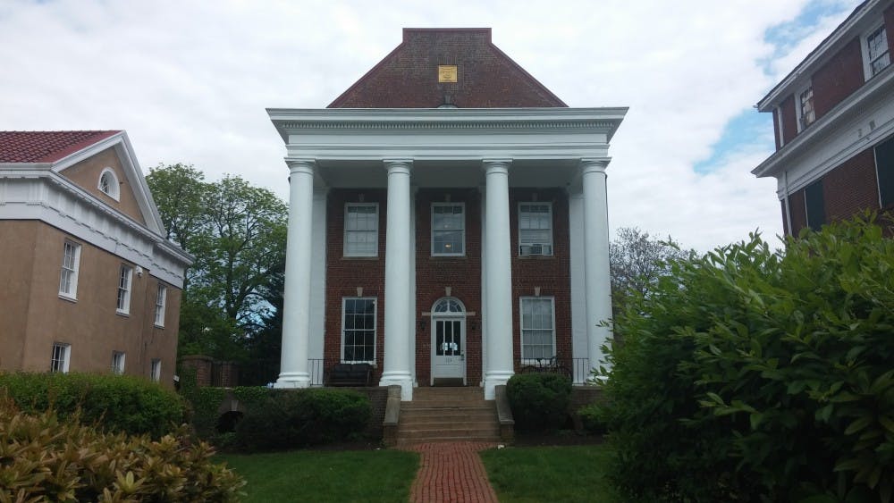 Delta Psi's, also known as "The Hall," fraternity house.