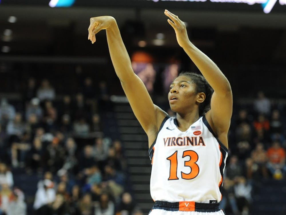 Virginia junior small forward Jocelyn Willoughby matched her career high with 25 points.
