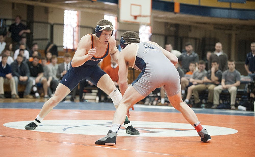 Senior Nick Sulzer earned his third All-American honor after placing fifth at 165 pounds at the NCAA Wrestling Championships in St. Louis, Missouri. Sulzer became the second three-time All-American in program history. 