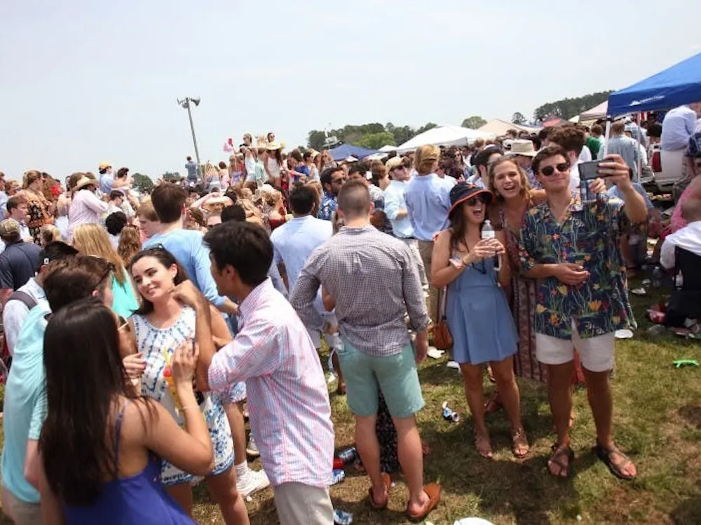 The spring race receives around 10000 student attendees from the University.