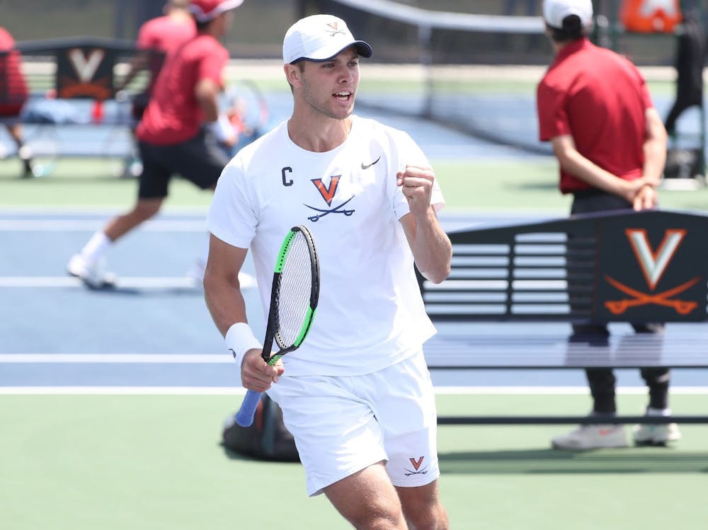 <p>Virginia graduate student Carl Soderlund put on a strong performance over the weekend to help the Cavaliers reach the Round of 16.</p>