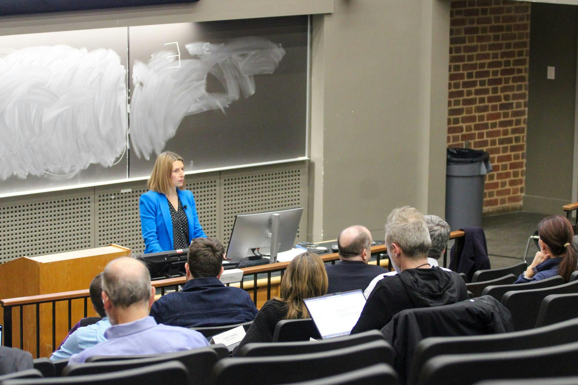 A Faculty Senate meeting, photographed in January 2026.