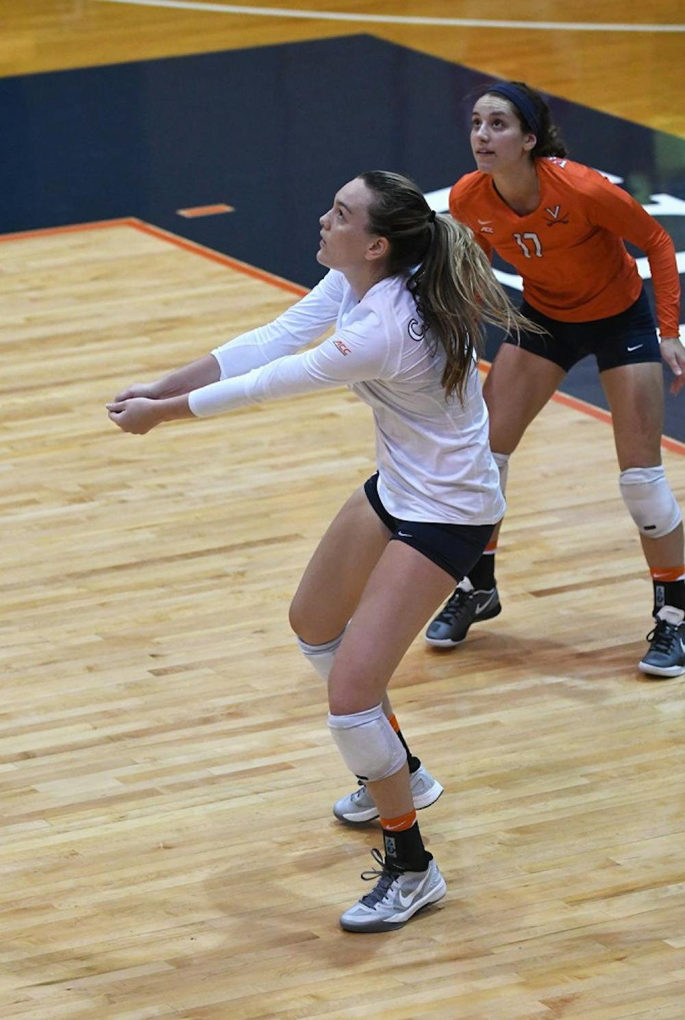 <p>Senior outside hitter Haley Kole had a career-high 29 kills in her second to last game against Virginia Tech.</p>