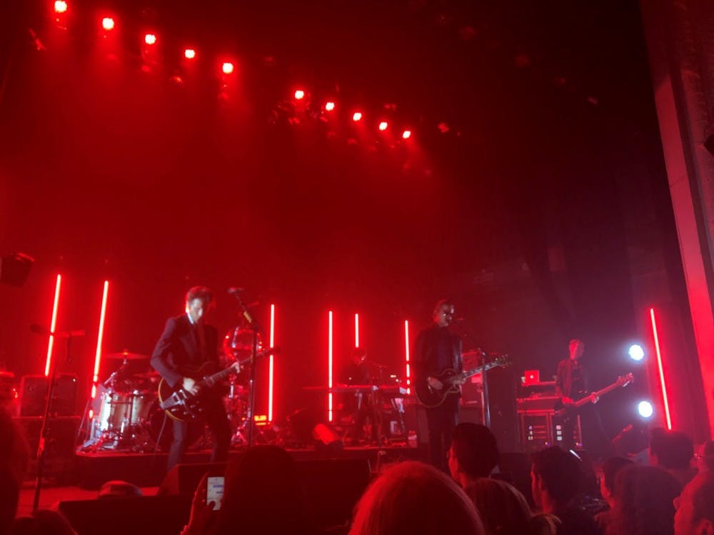 <p>Interpol performing at the Jefferson Theater Sept. 4.</p>