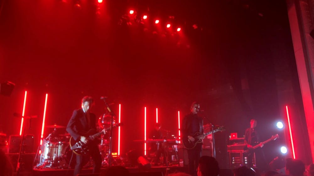 Interpol performing at the Jefferson Theater Sept. 4.