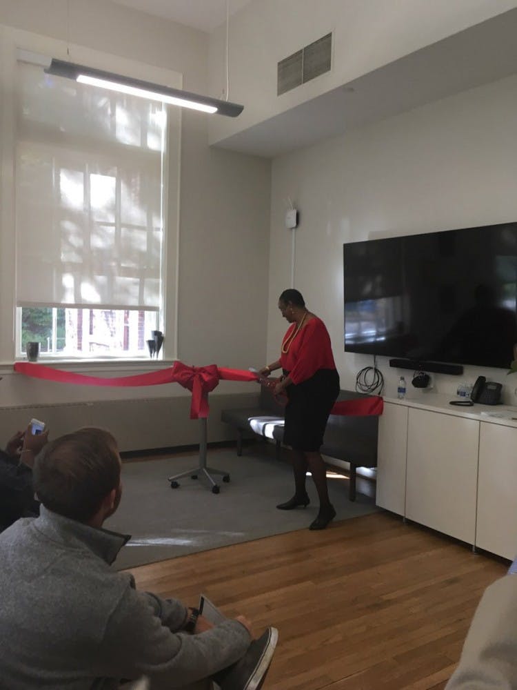A ribbon cutting Wednesday celebrated the beginning of the institute's new existence as a department.