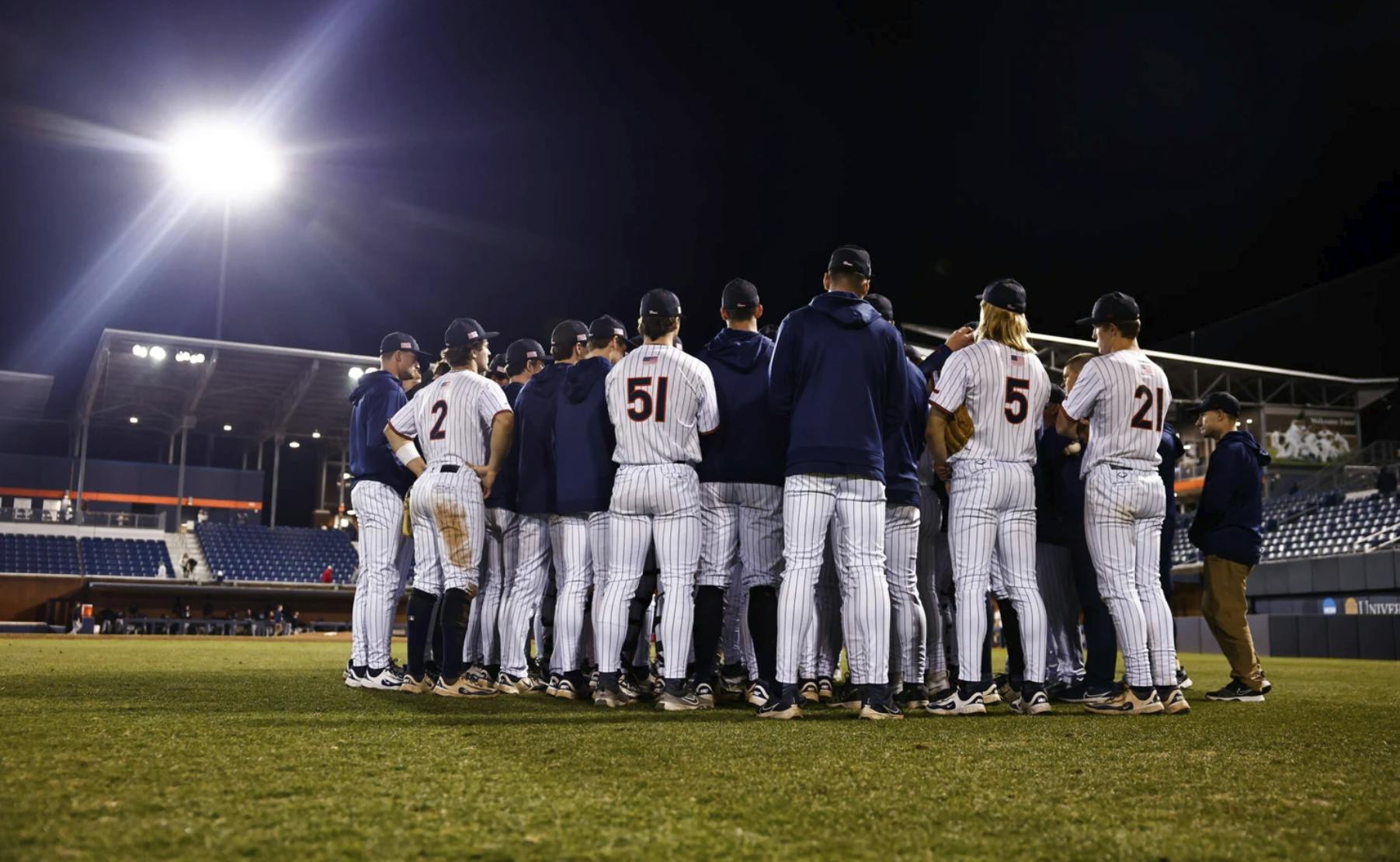 Virginia's talented offense came alive, scoring 11 runs.