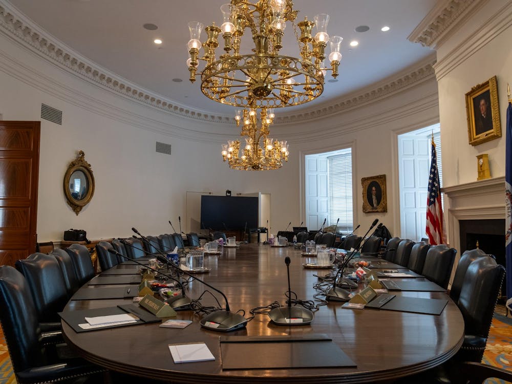 Mendoza Gonzalez touched on her achievements as Council president — such as budgeting for a new bus line and meal kits — and spoke to how Student Council helps to channel student concerns.