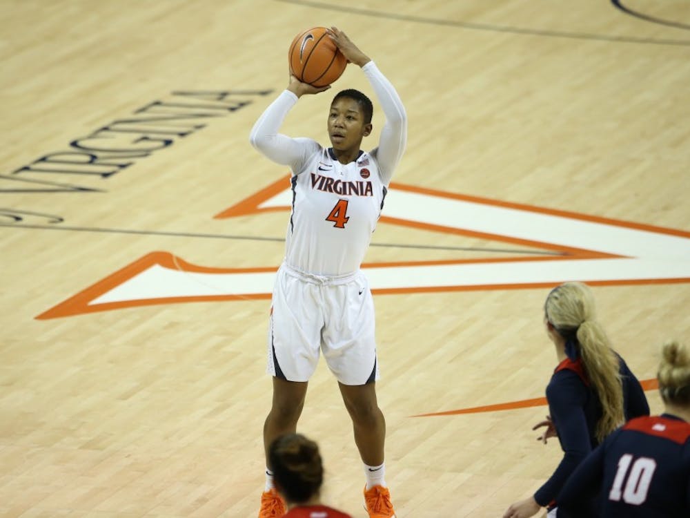 Junior guard Dominique Toussaint led Virginia in scoring with 14 points against Coppin State.