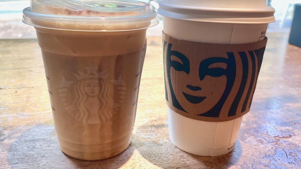 The Pumpkin Spice Latte is a hot beverage and therefore came in an insulated cup. The Pumpkin Cream Cold Brew came in the clear cold cup and with the new straw-saving lid.