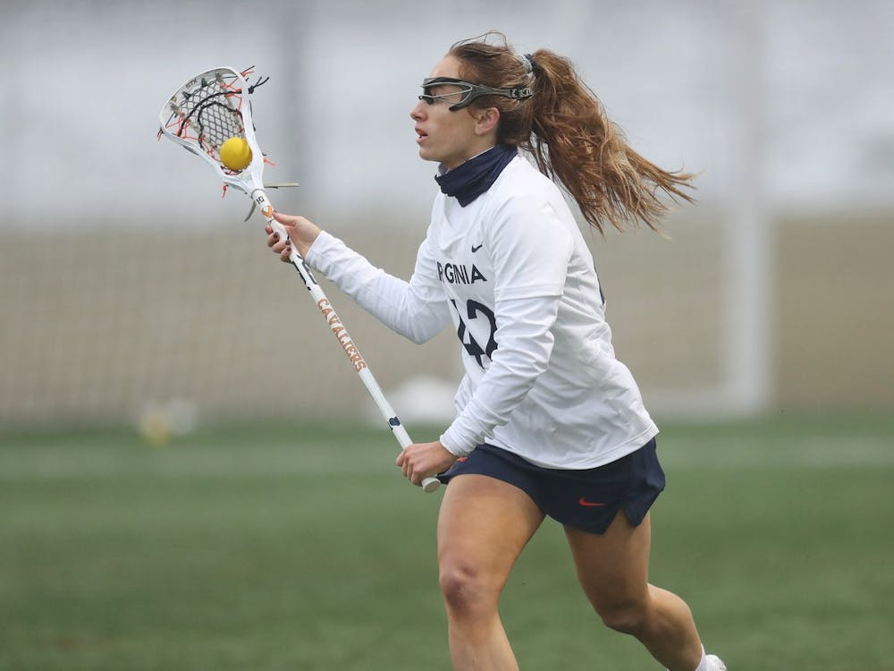 Graduate student defender Meredith Chapman forced three turnovers and scooped up four ground balls in Sunday's win.&nbsp;