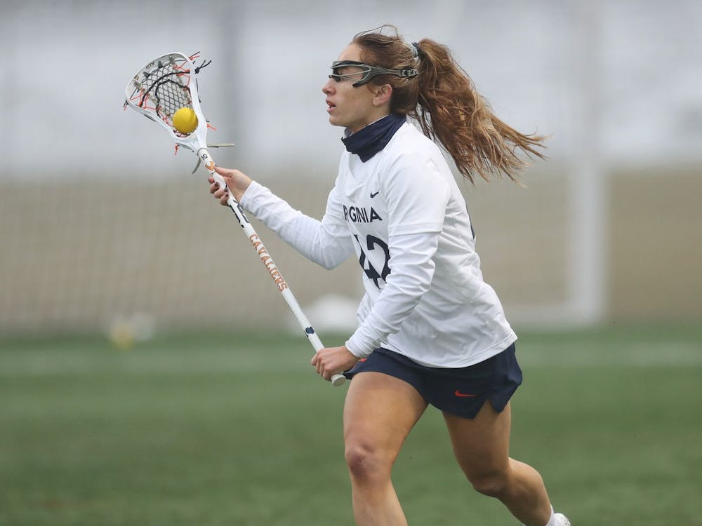 Graduate student defender Meredith Chapman forced three turnovers and scooped up four ground balls in Sunday's win. 