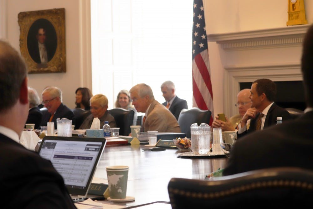 <p>The Board of Visitors' Buildings and Grounds committee discussed design plans for new construction projects during its second meeting of the year.</p>