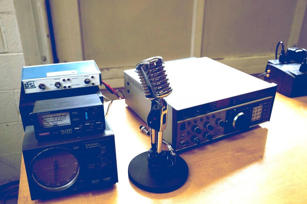 <p>The Amateur Radio Club uses their equipment to extend their transmissions to space and emergency situations.</p>