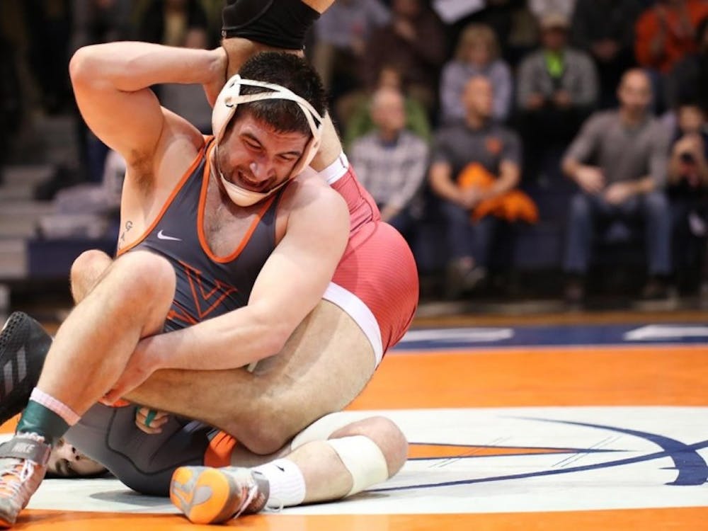 Redshirt junior Tyler Love closed out the match for Virginia with a win in his heavyweight bout.
