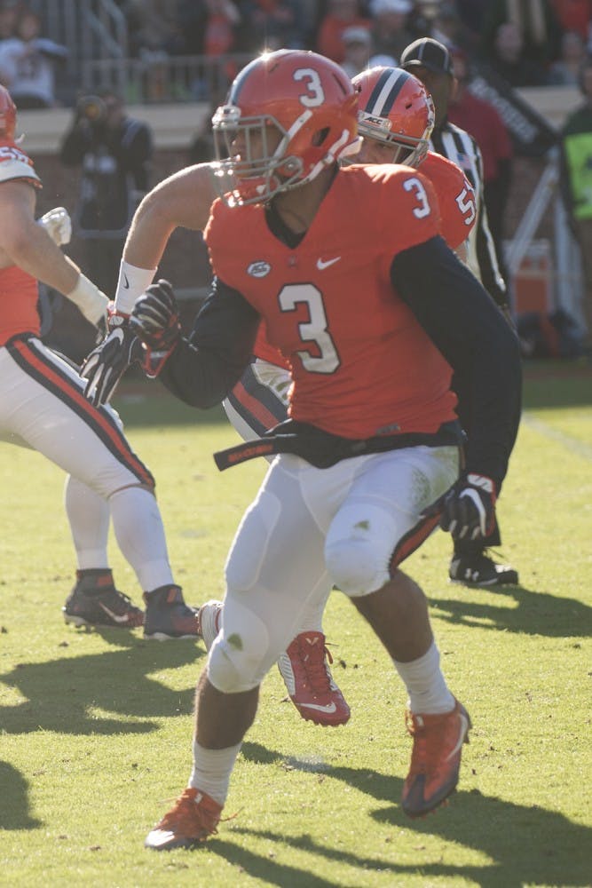 Junior free safety Quin Blanding's play could be key for the Cavaliers to slow down Georgia Tech's triple option offense.&nbsp;