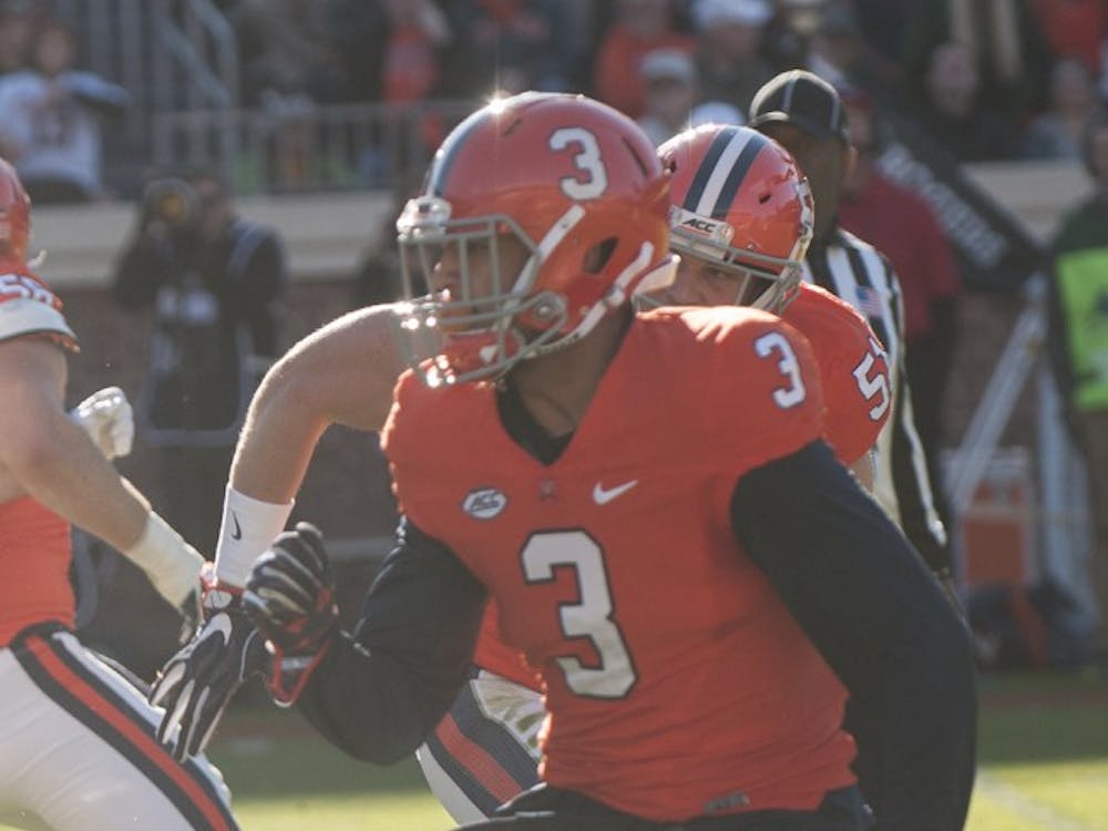 Junior free safety Quin Blanding's play could be key for the Cavaliers to slow down Georgia Tech's triple option offense. 