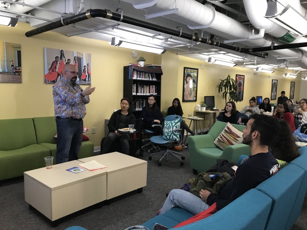 Assoc. Spanish Prof. Ricardo Padrón spoke in the MSC Thursday.