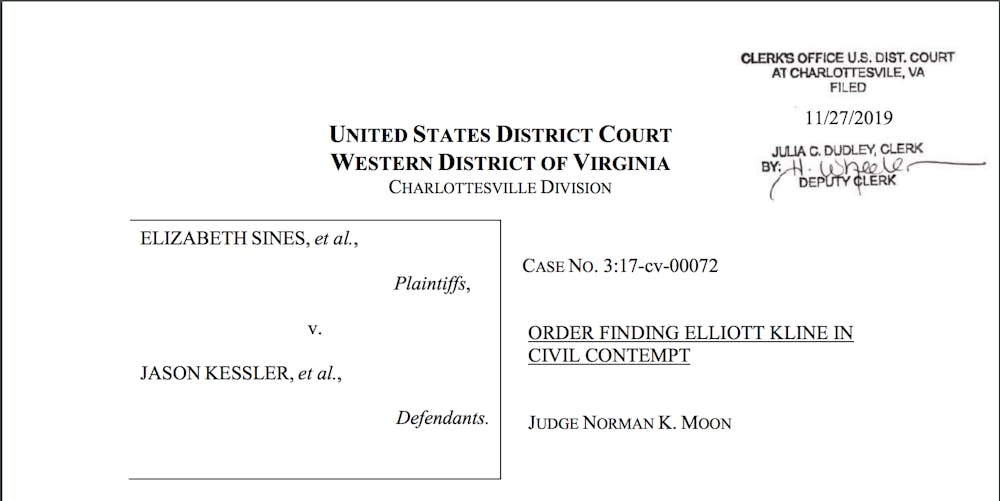 Judge Moon issued a written opinion Wednesday detailing Kline's failure to comply with court orders.