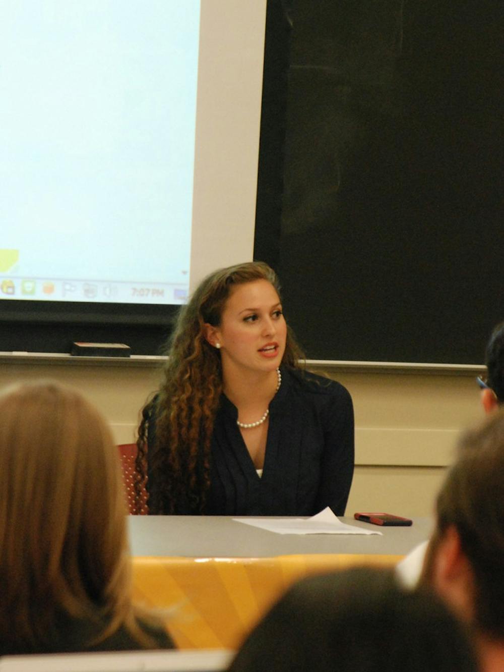 <p>Second-year College student Grace Charlton, co-chair of Students for Individual Liberty,  said she was happy the panelists touched on the many of shortcomings plaguing criminal justice system.</p>