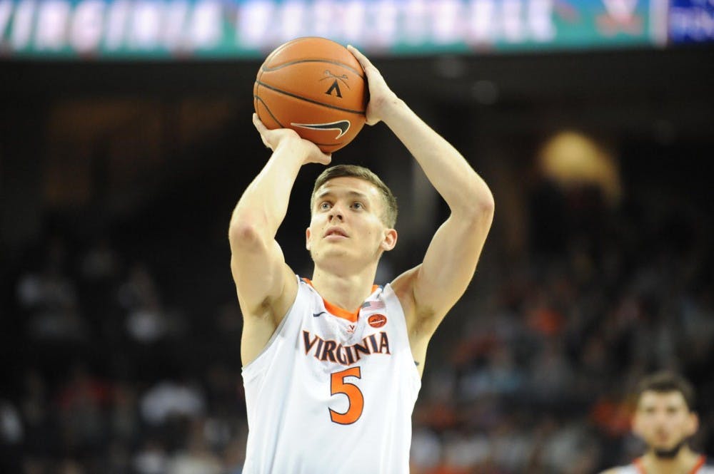 <p>Junior guard Kyle Guy scored 15 points against Morgan State Monday night.</p>