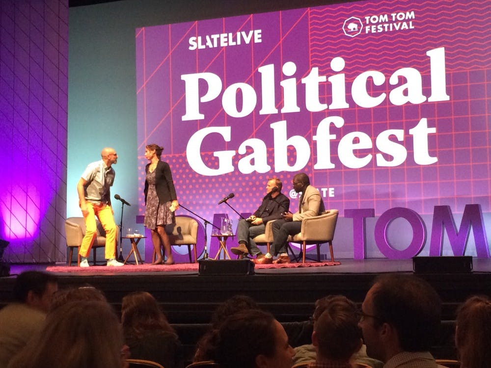 The live podcast was hosted by Emily Bazelon, a contributor to The New York Times, John Dickerson, co-host of CBS This Morning, and David Plotz, editor-in-chief of Atlas Obscura. 
