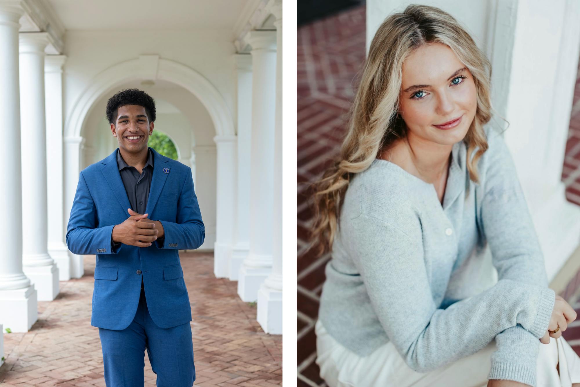 Sean Gaines and Zoe Quaid were elected as the University’s Class of 2030 president and vice president Oct. 12.