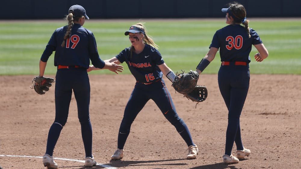 <p>Virginia continued its strong season defensively, with the Cavaliers currently ranked second in the ACC in fielding percentage.</p>