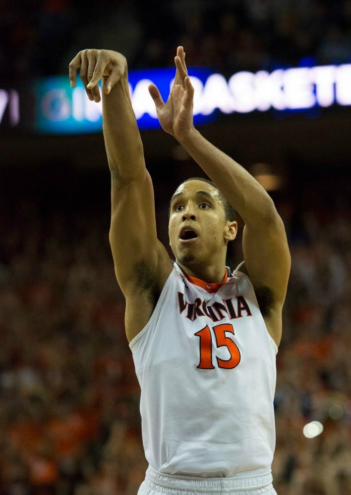 Senior guard Malcolm Brogdon scored 26 points Saturday night, including 17 in the first half.
