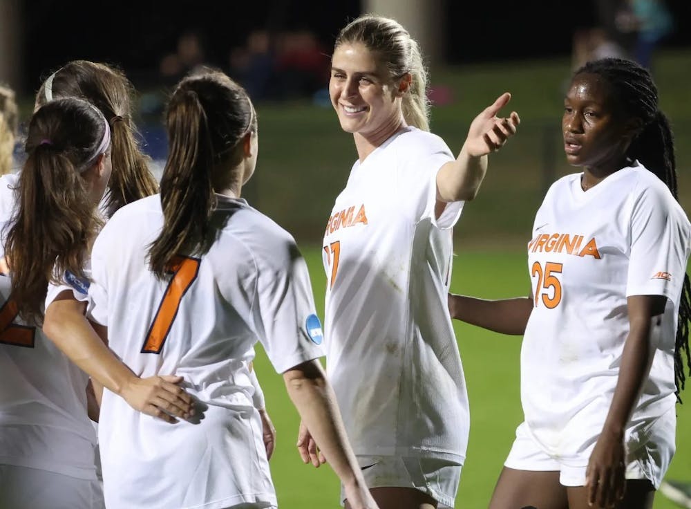 <p>The Cavaliers outlasted Penn State in overtime thanks to a 94th-minute goal from graduate student forward Haley Hopkins.</p>