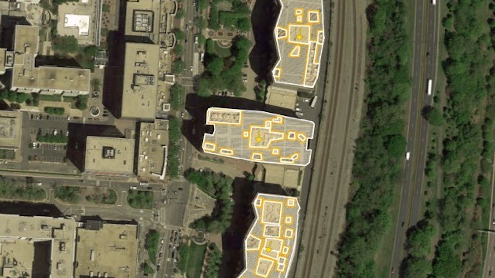 As the only team in Virginia to advance to the finals, Zhu and his team have been tasked with designing a rooftop solar energy system for a five-block site in Arlington, Va.