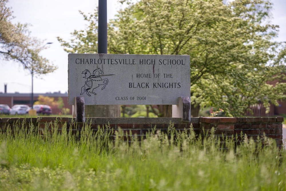 Charlottesville High School, photographed April 13.