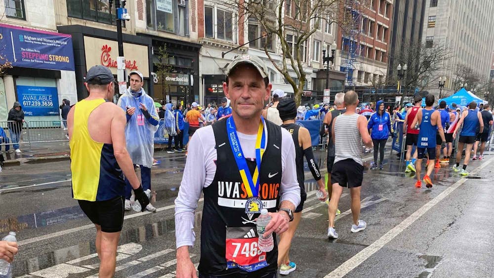 Ryan ran the marathon just days after the blue and white spring football game — the University’s first official football game since the shooting.&nbsp;