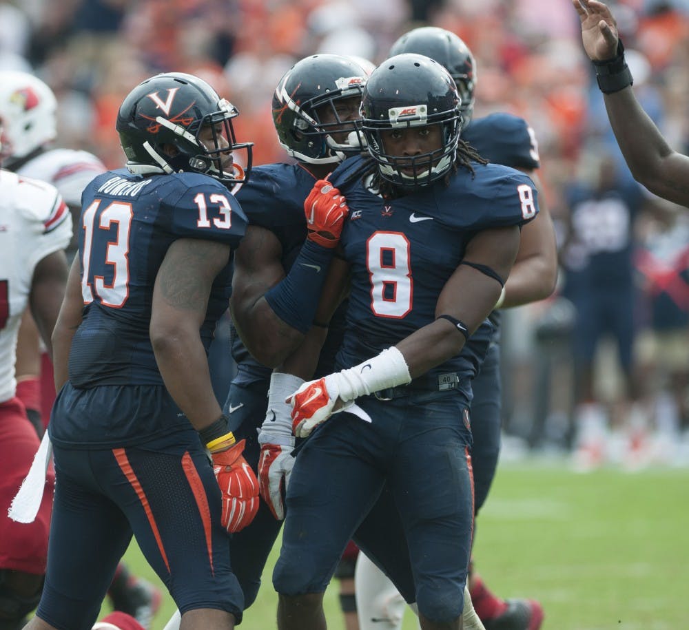Senior safety Anthony Harris leads the Cavalier defense to Provo, Utah to face No. 21 Brigham Young. Harris blocked a punt and intercepted a pass that set up the Cavalier's game-winning touchdown against the Cougars last year.